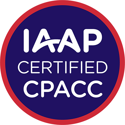 IAAP Certified CPACC Badge